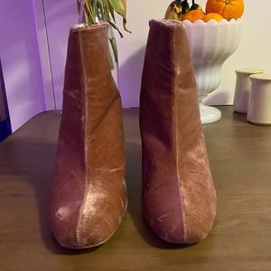 Zara Crushed Velvet Boots